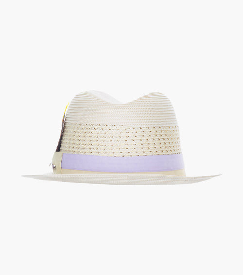 TYCE FEDORA Poly Braided Pinch Front Hat
