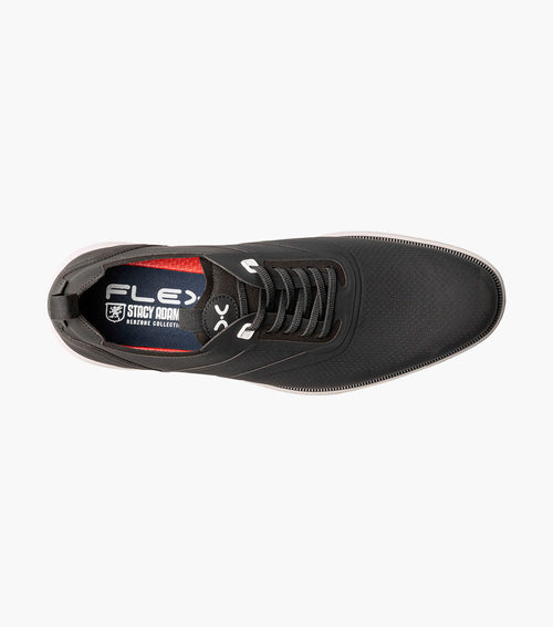 EVERIDGE Plain Toe Elastic Lace Up