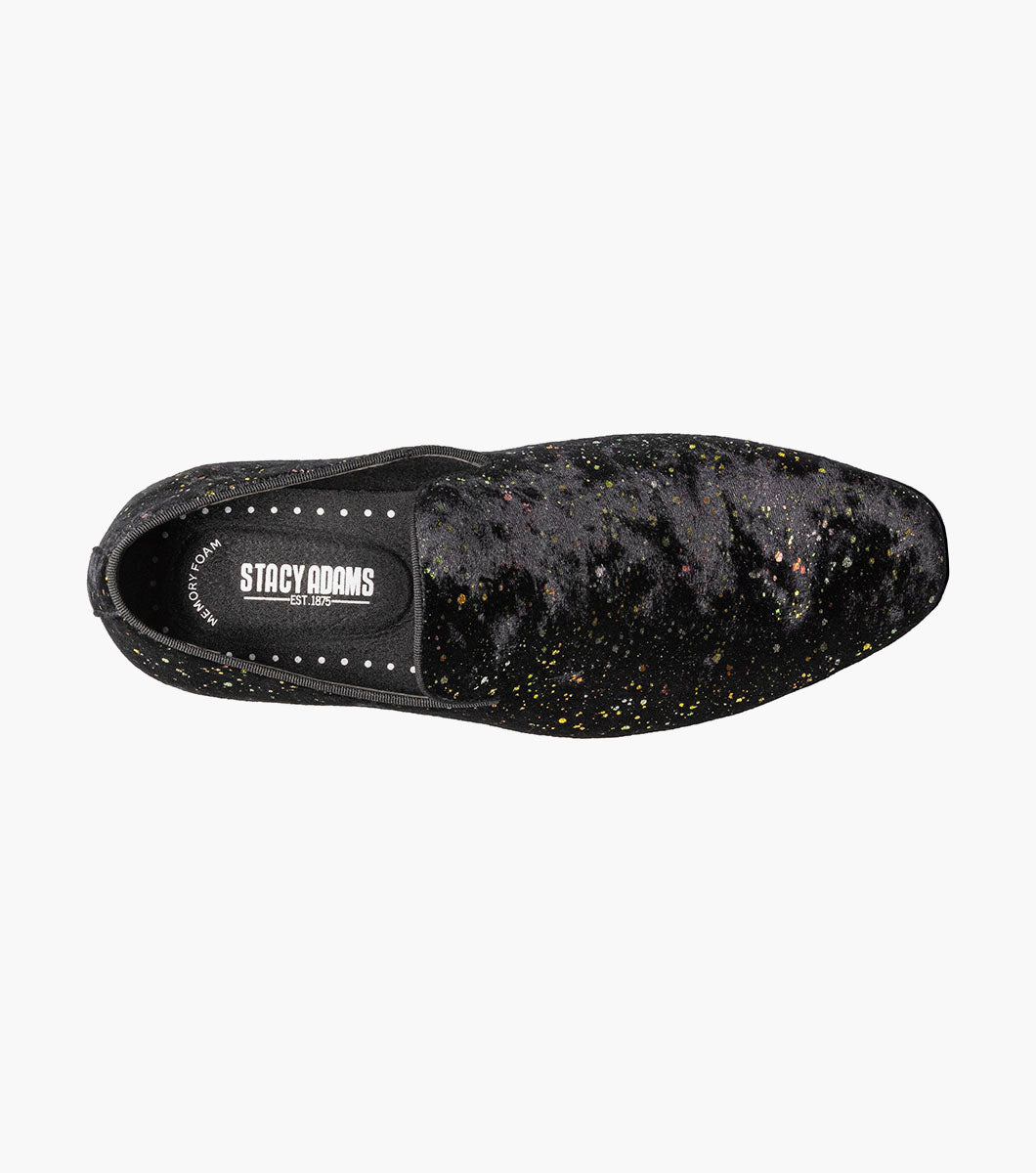 Stacy Adams Stellar Plain Toe Glitter Slip On by Stacy Adams Shoes
