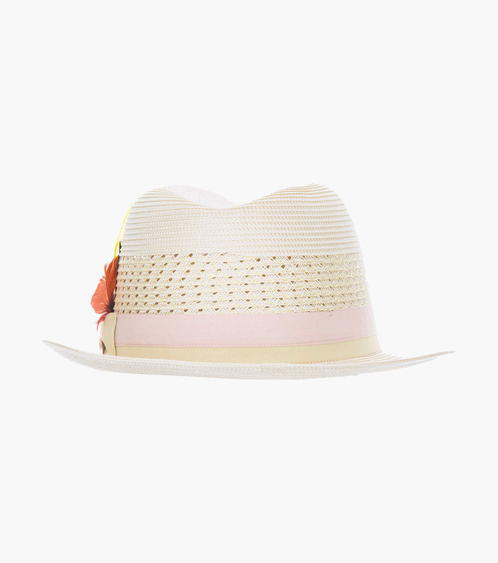 TYCE FEDORA Poly Braided Pinch Front Hat
