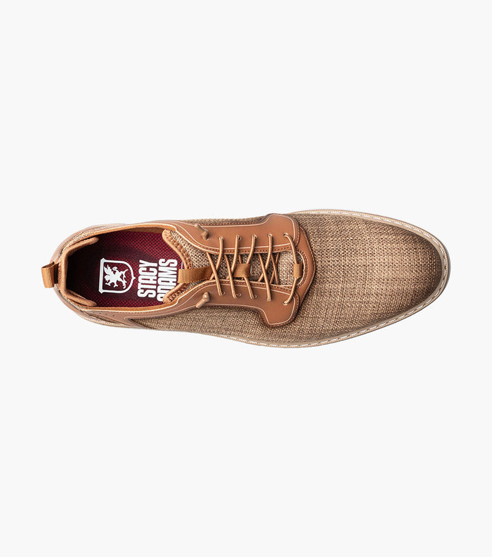 SEBERT Plain Toe Elastic Lace Up