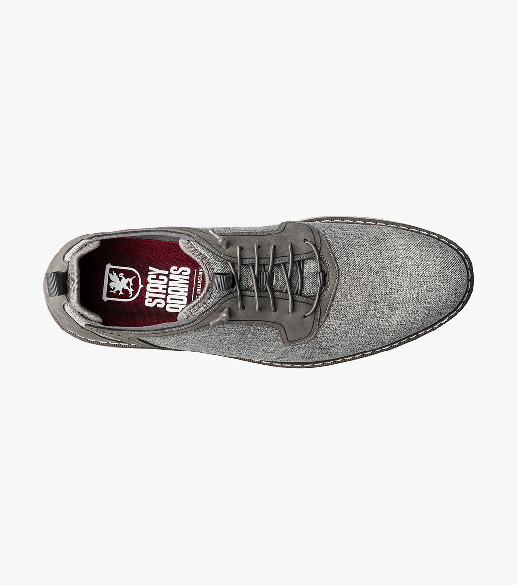 SCANLAN Plain Toe Elastic Lace Up