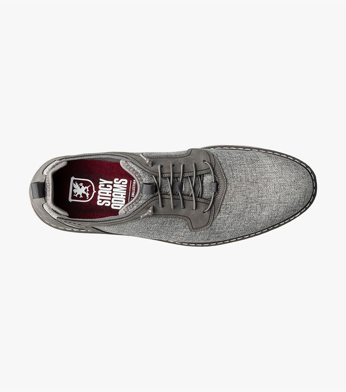 SCANLAN Plain Toe Elastic Lace Up