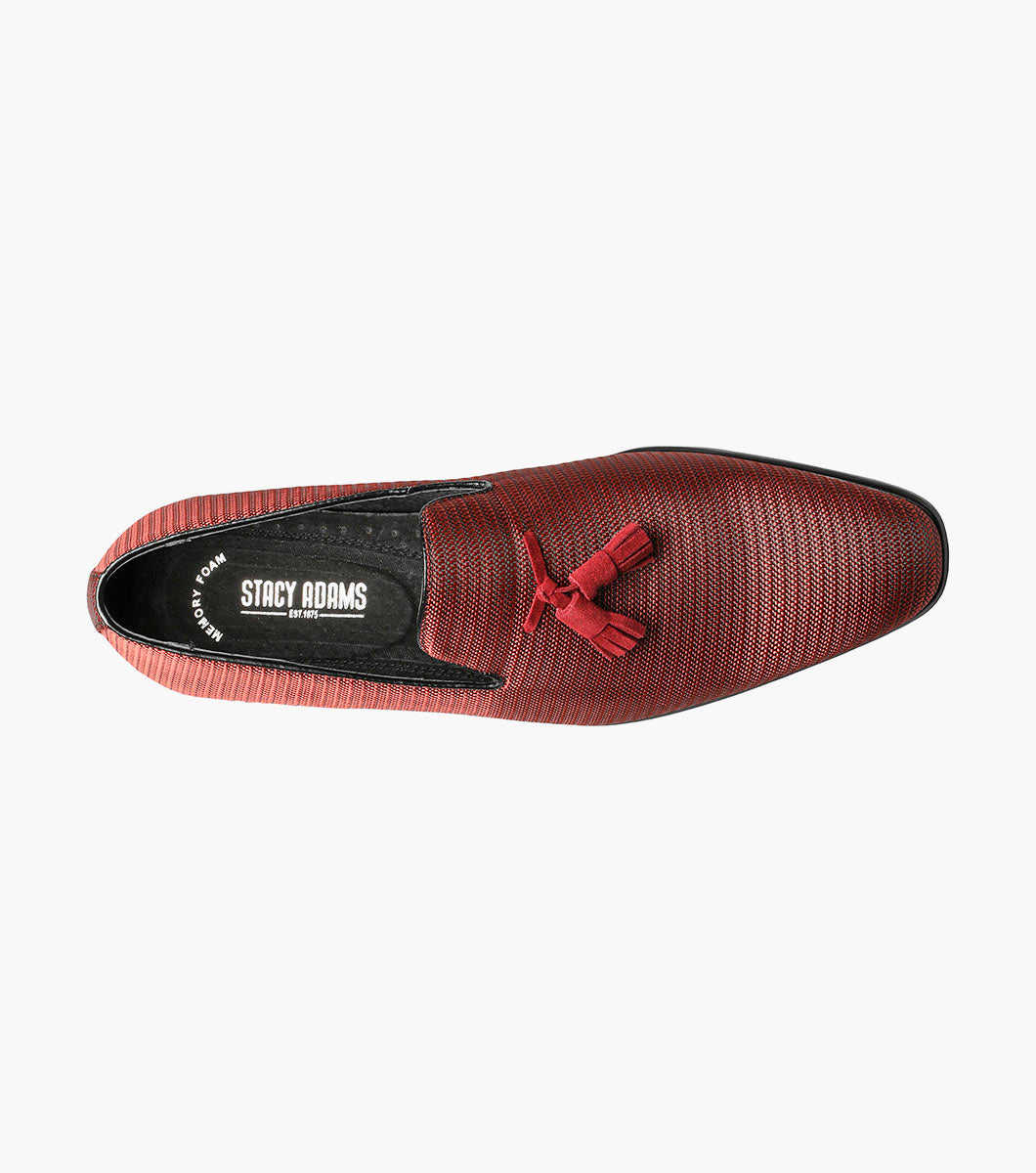 Stacy Adams Tazewell Plain Toe Tassel Slip On by Stacy Adams Shoes