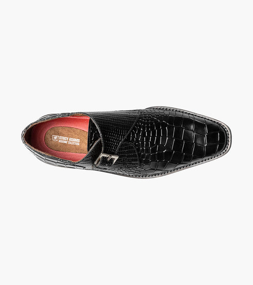 Stacy Adams Rapino Plain Toe Monk Strap by Stacy Adams Shoes