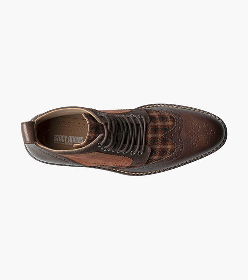 FINNEGAN Wingtip Lace Up Boot