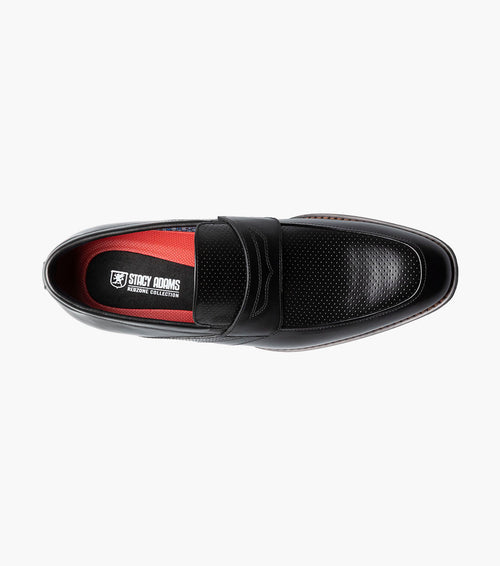 Stacy Adams Karnes Moc Toe Penny Slip On by Stacy Adams Shoes