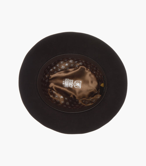 AUGUST FEDORA Wool Felt Pinch Front Hat