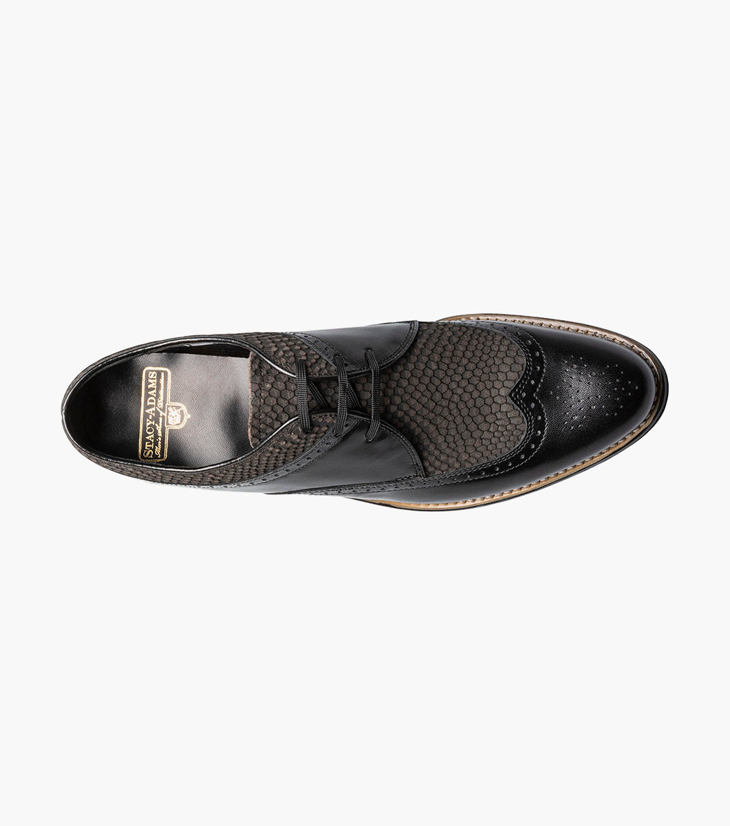 Stacy Adams Dayton Python Print Wingtip Oxford by Stacy Adams Shoes