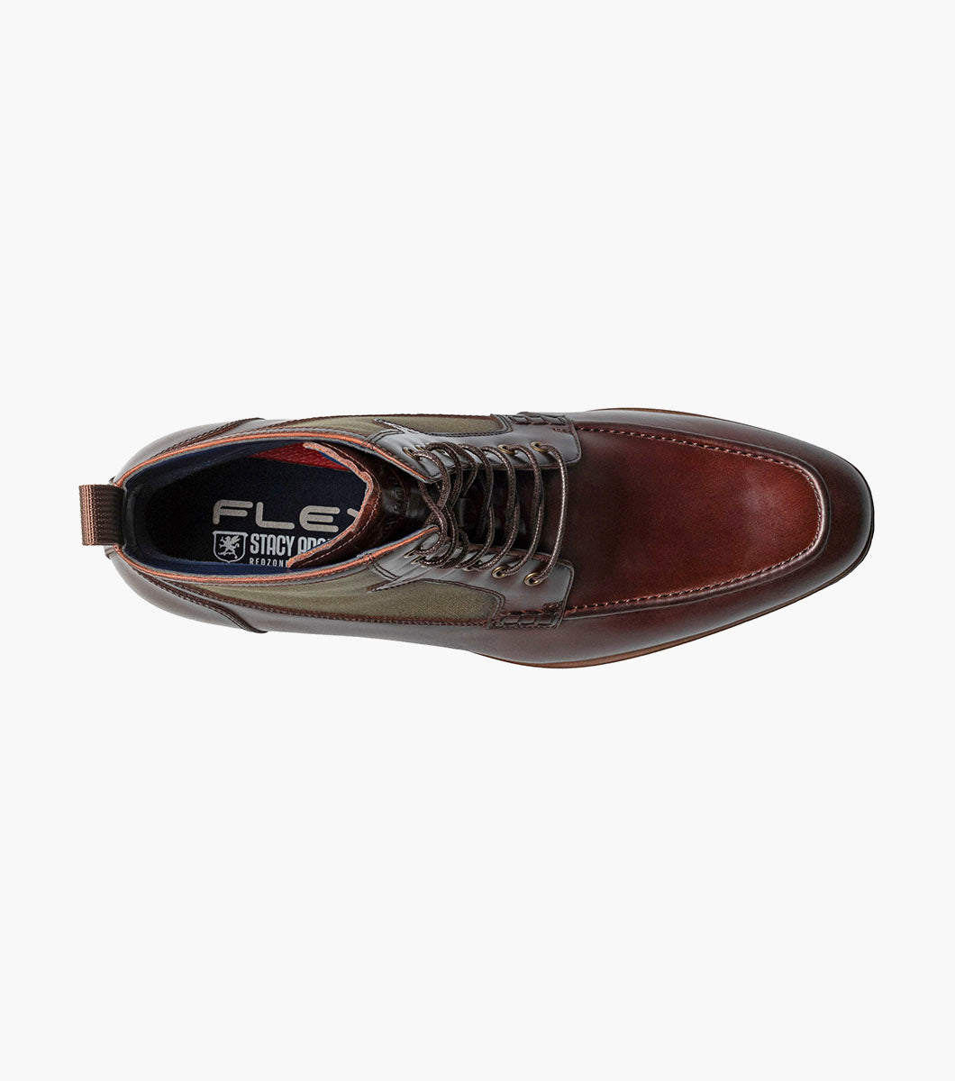 BRUMLEY Moc Toe Lace Up Boot