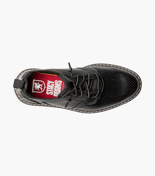 KIDS SYNC Plain Toe Elastic Lace Up