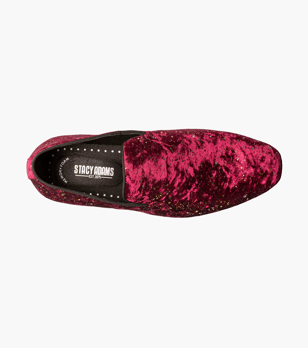 Stacy Adams Stellar Plain Toe Glitter Slip On by Stacy Adams Shoes
