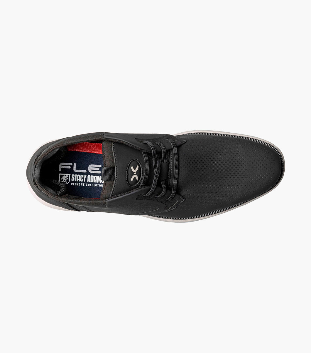 EASTMONT Plain Toe Elastic Lace Chukka Boot