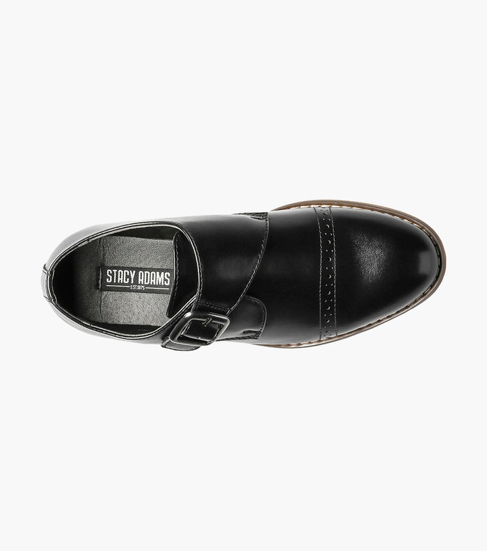 KIDS DESMOND Cap Toe Monk Strap
