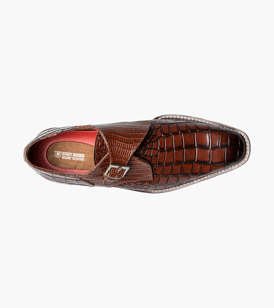 Stacy Adams Rapino Plain Toe Monk Strap by Stacy Adams Shoes