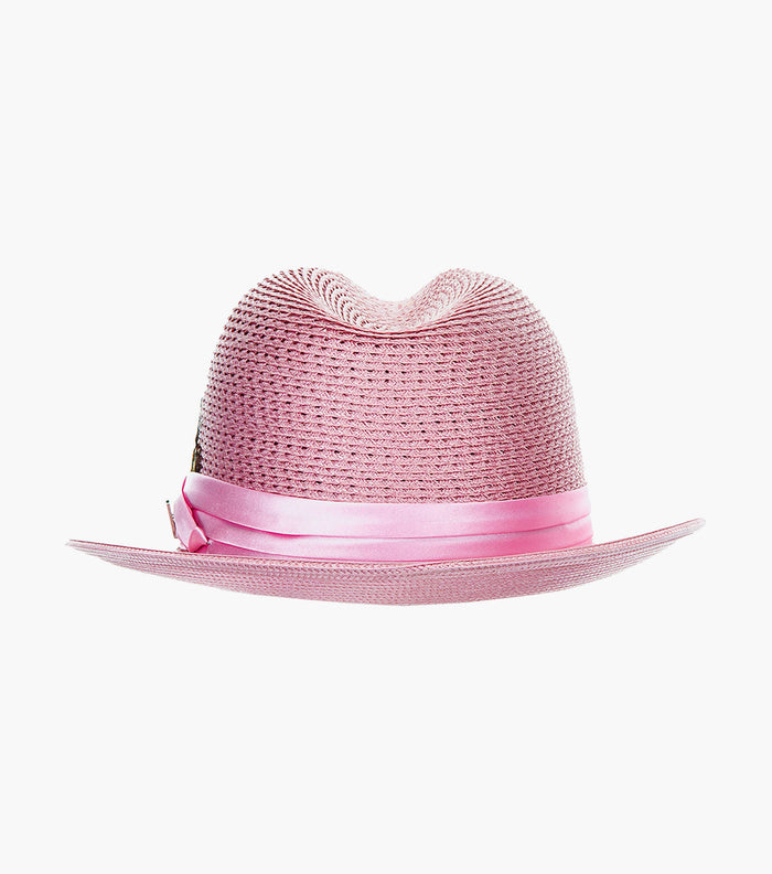 DUBLIN FEDORA Poly Braided Pinch Front Hat