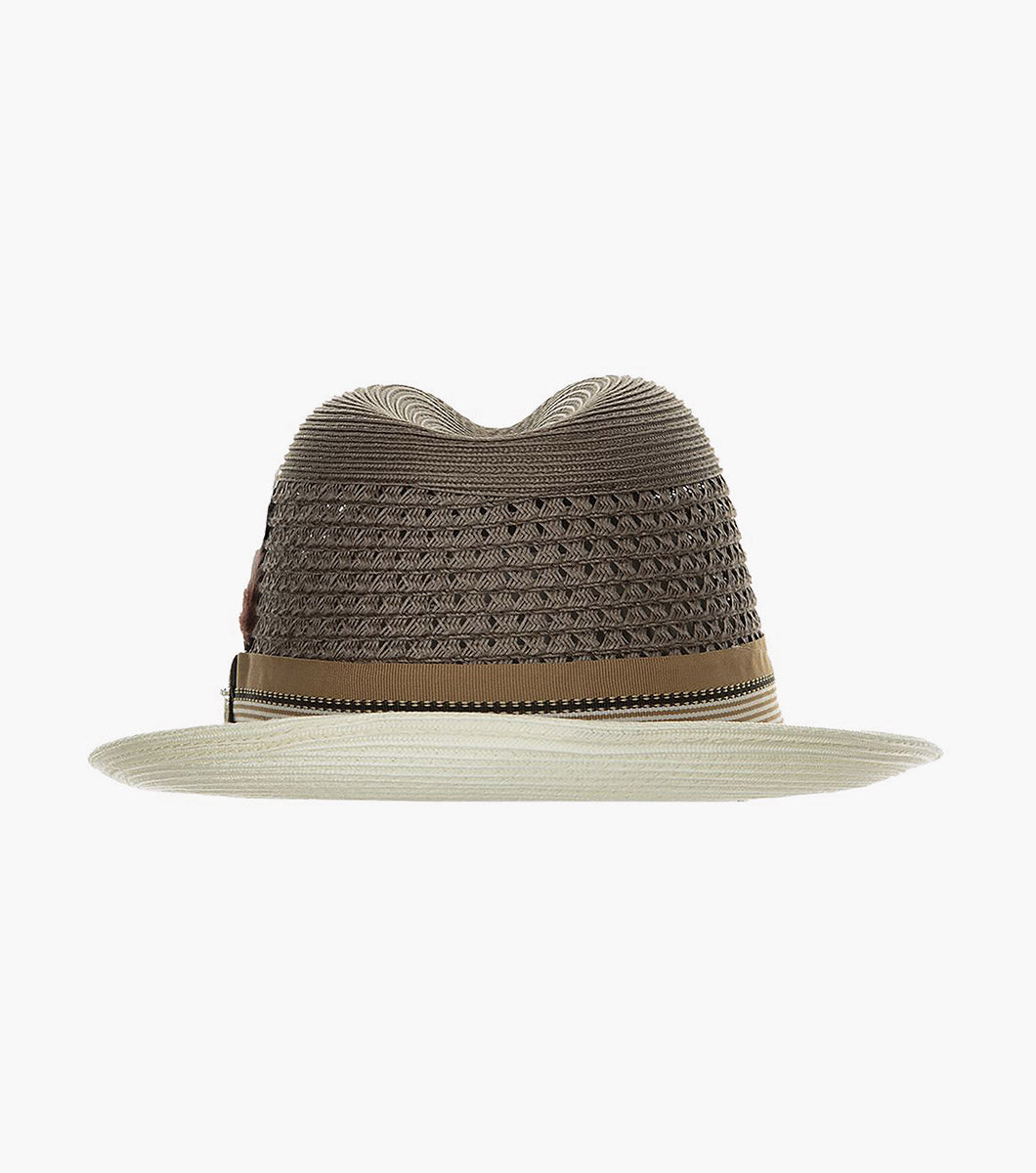 JALEN FEDORA Poly Braided Pinch Front Hat