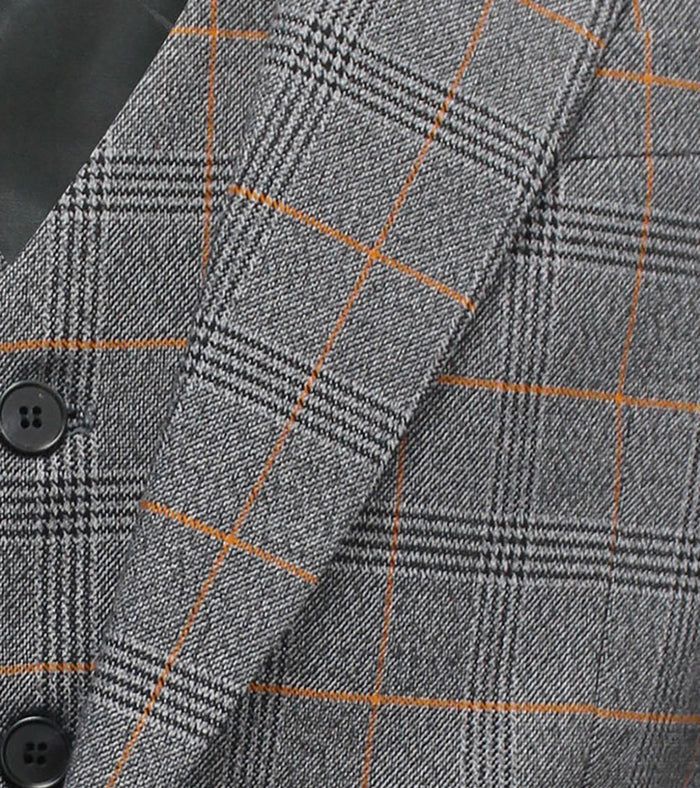 CROWE 3 Piece Vested Suit