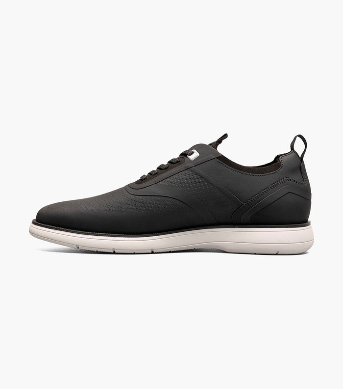EVERIDGE Plain Toe Elastic Lace Up