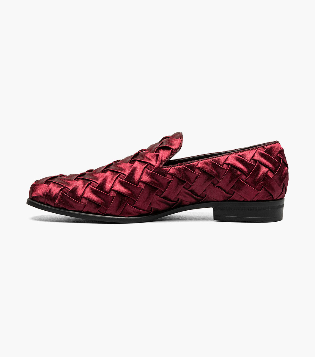 Stacy Adams Savoir Plain Toe Satin Slip On by Stacy Adams Shoes
