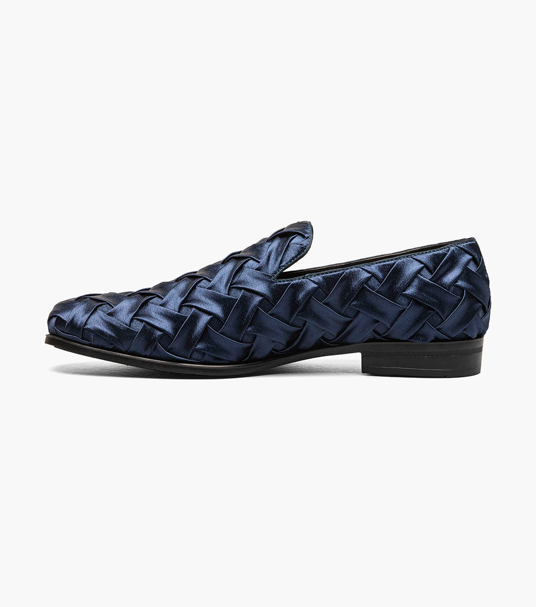 Stacy Adams Savoir Plain Toe Satin Slip On by Stacy Adams Shoes