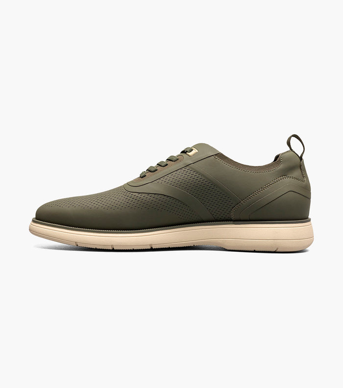 EVERIDGE Plain Toe Elastic Lace Up