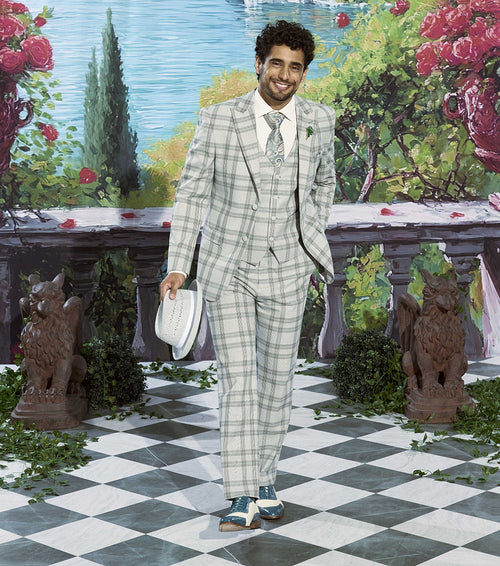 ROCHE 3 Piece Vested Suit