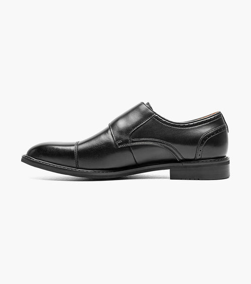 BOSWELL Cap Toe Double Monk Strap