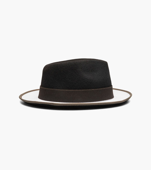 WENTWORTH FEDORA Wool Felt Pinch Front Hat