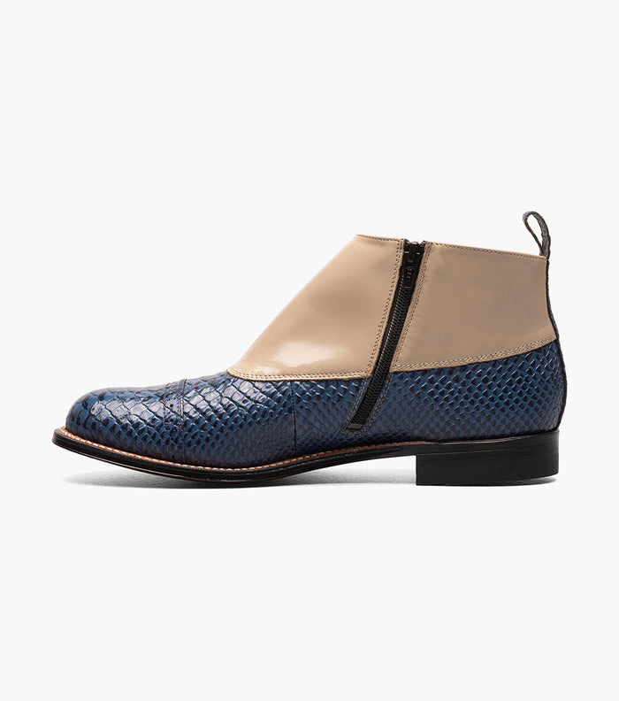 MADISON Spectator Spat Cap Toe Demi Boot