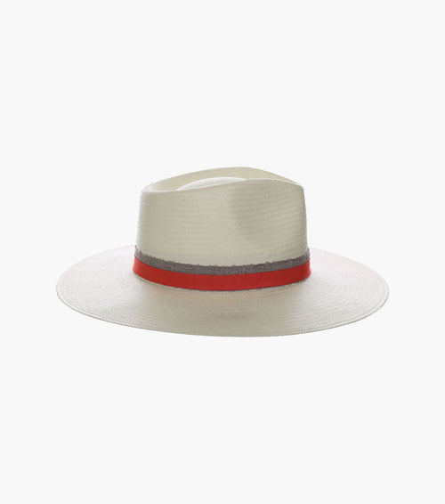 HARLOW FEDORA Toyo Pinch Front Hat