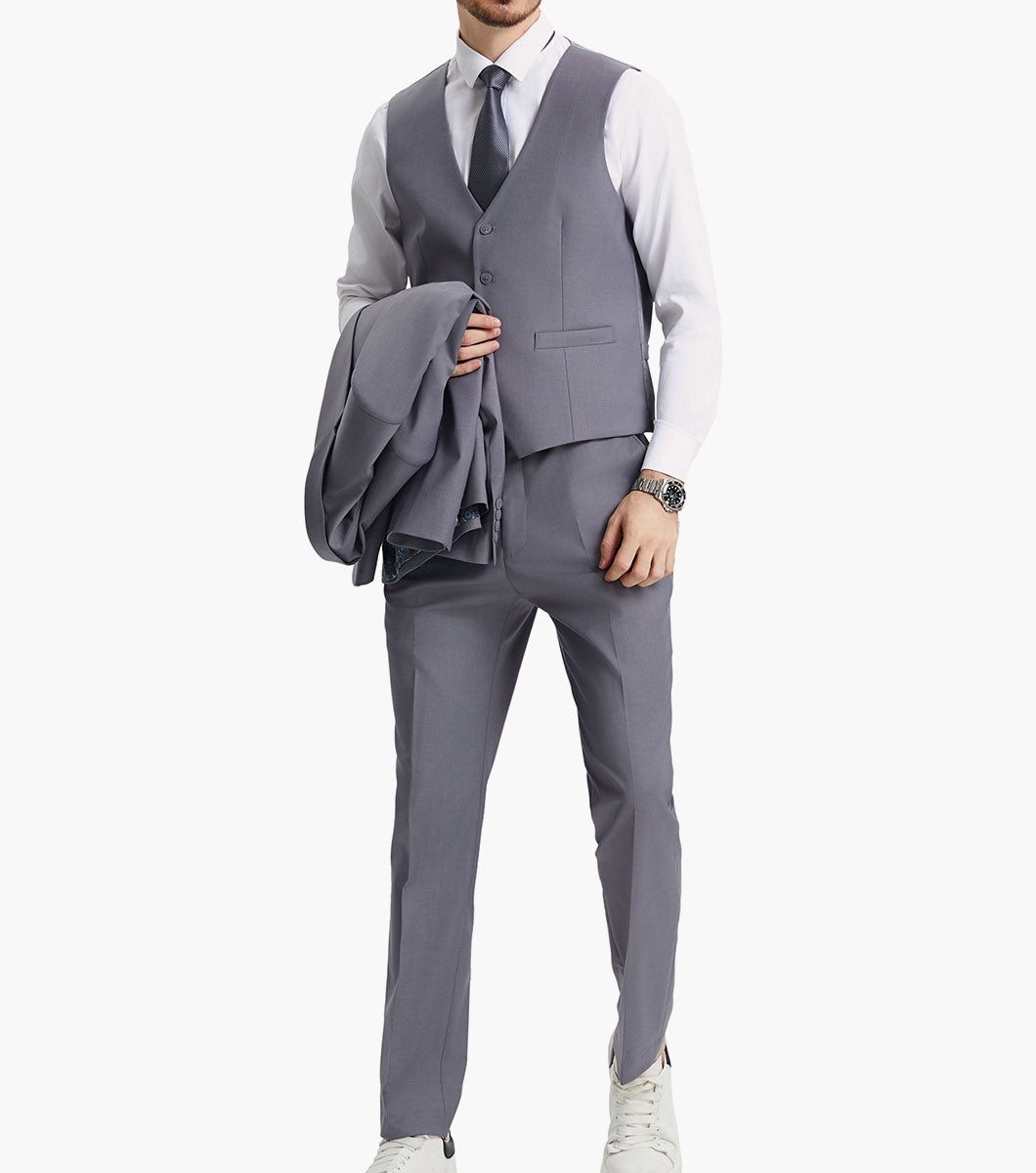 HOFFMAN 3 Piece Vested Suit