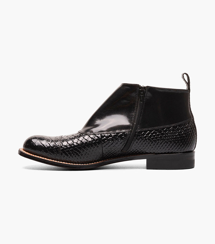 MADISON Spectator Spat Cap Toe Demi Boot