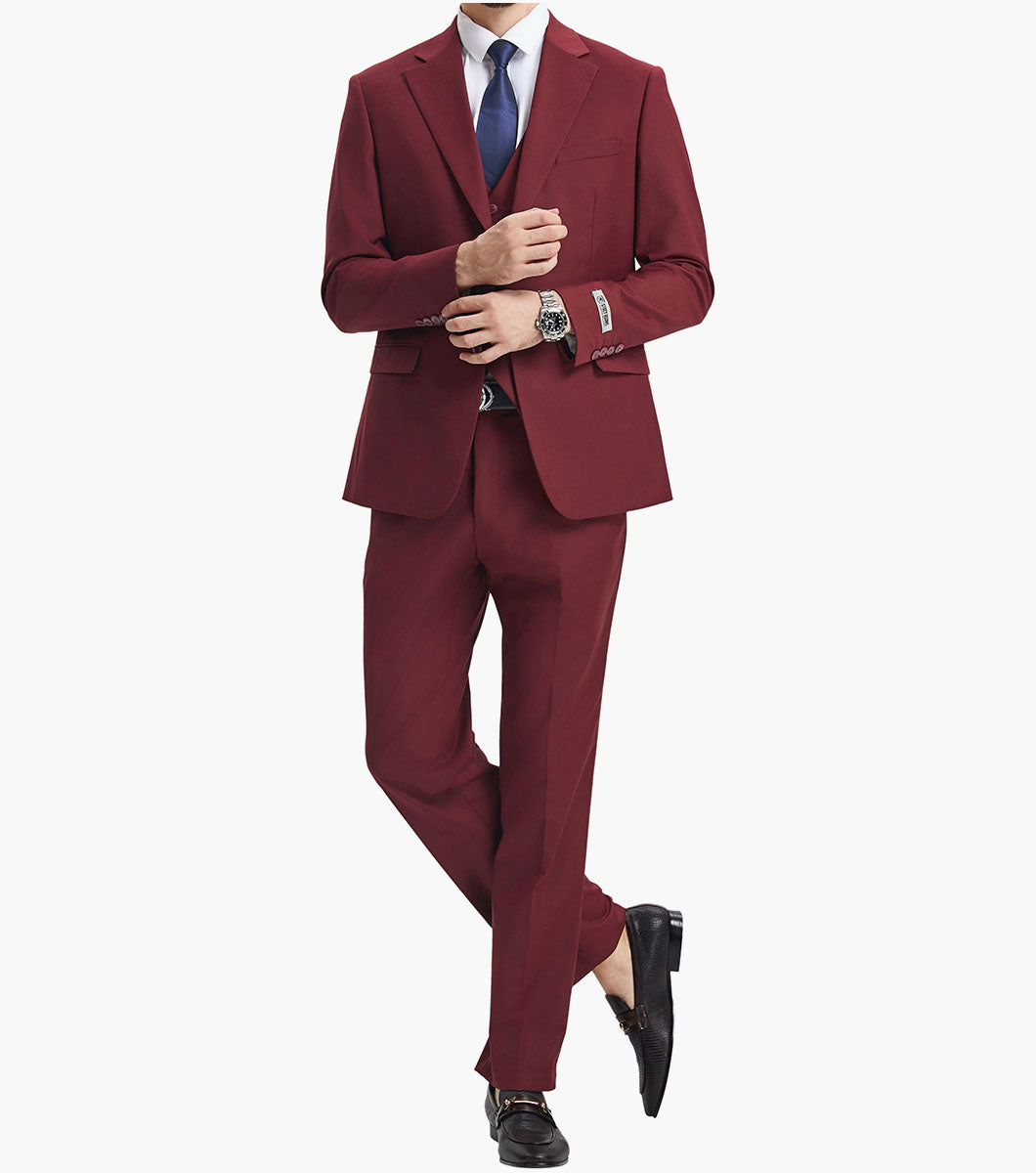 HOFFMAN 3 Piece Vested Suit