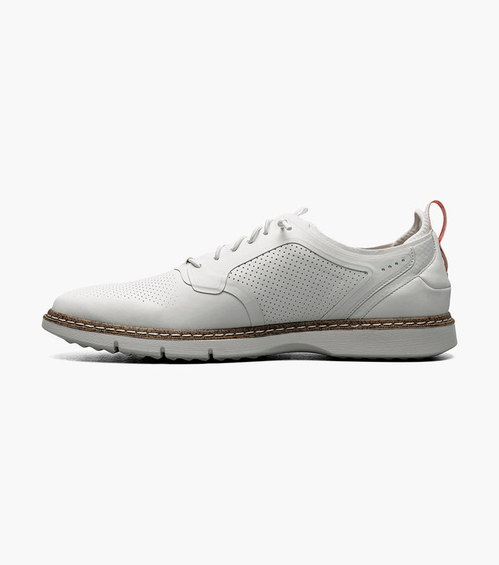 SYNCHRO Plain Toe Elastic Lace Up