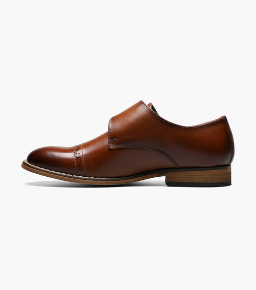 KIDS DESMOND Cap Toe Monk Strap