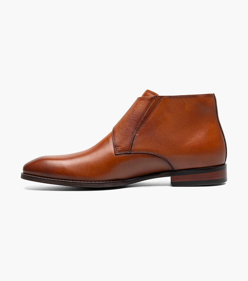 KAIUS Plain Toe Double Monk Strap Boot