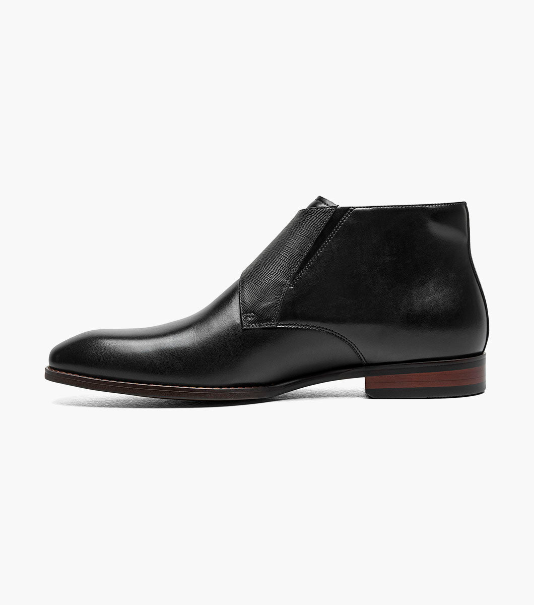 KAIUS Plain Toe Double Monk Strap Boot