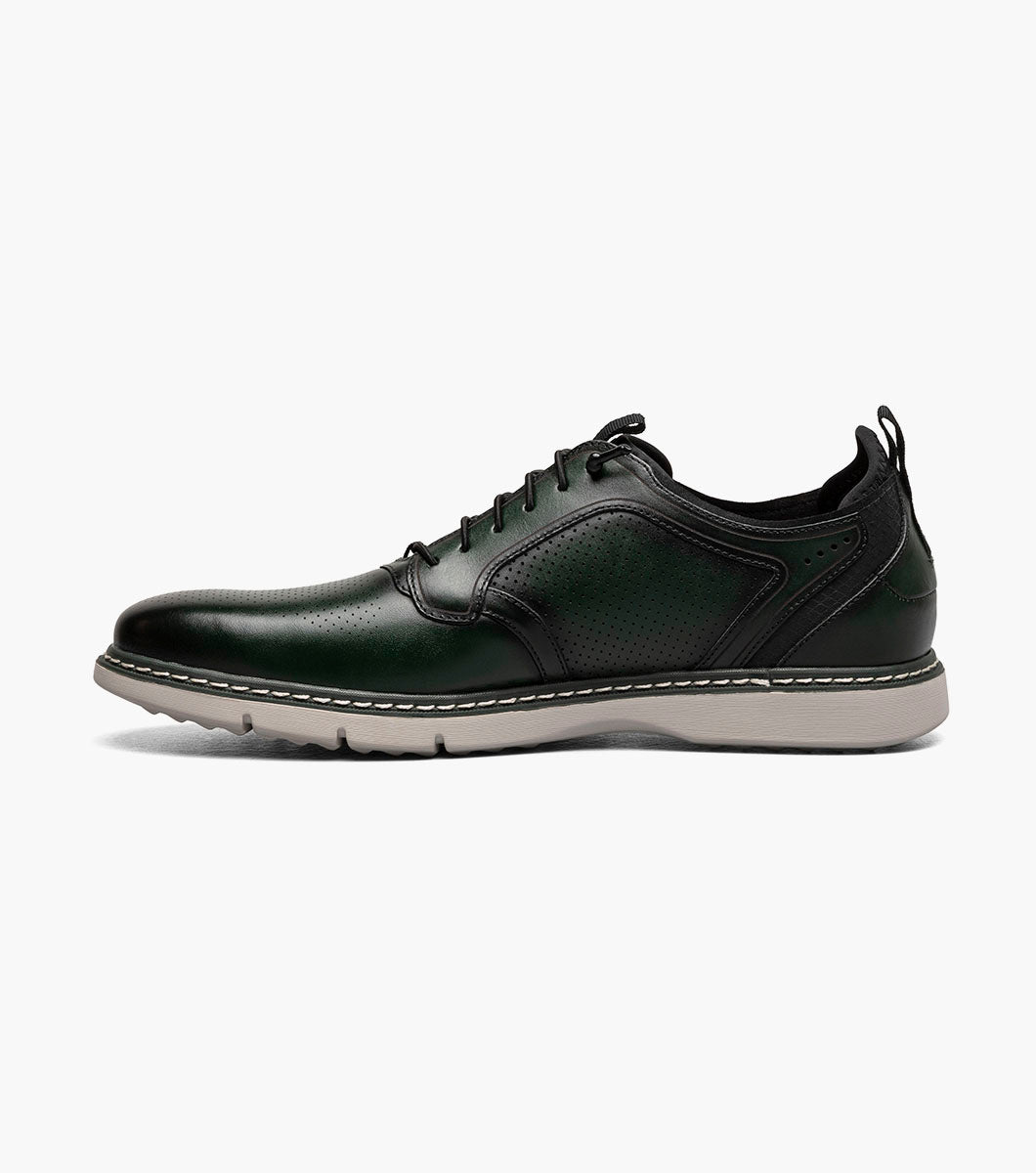 SYNC Plain Toe Elastic Lace Up