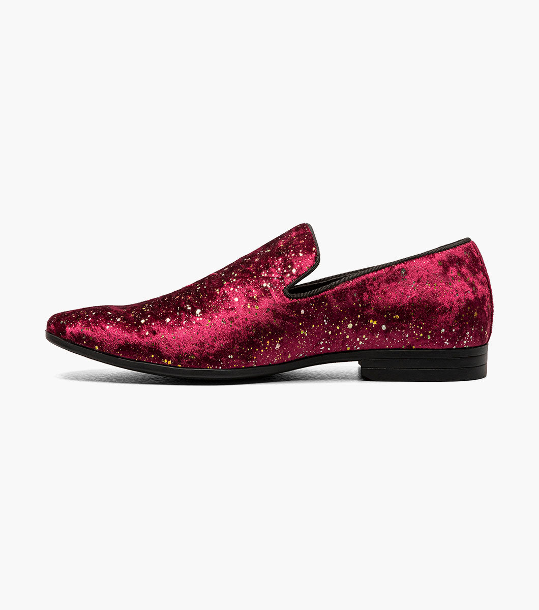 Stacy Adams Stellar Plain Toe Glitter Slip On by Stacy Adams Shoes