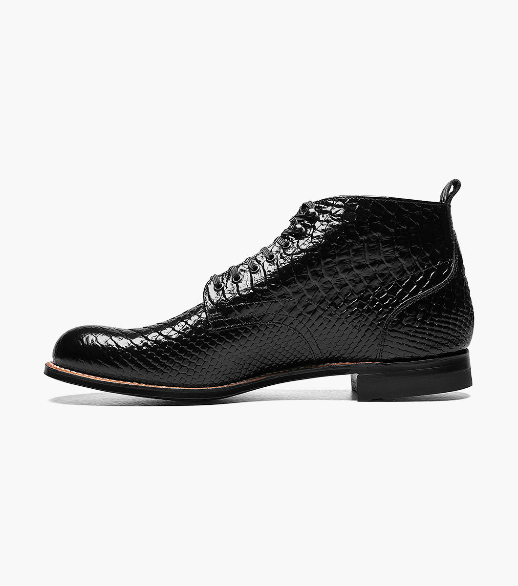 Stacy Adams Madison Anaconda Plain Toe Boot by Stacy Adams Shoes