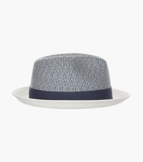 SKYLIN FEDORA Paper Braided Pinch Front Hat