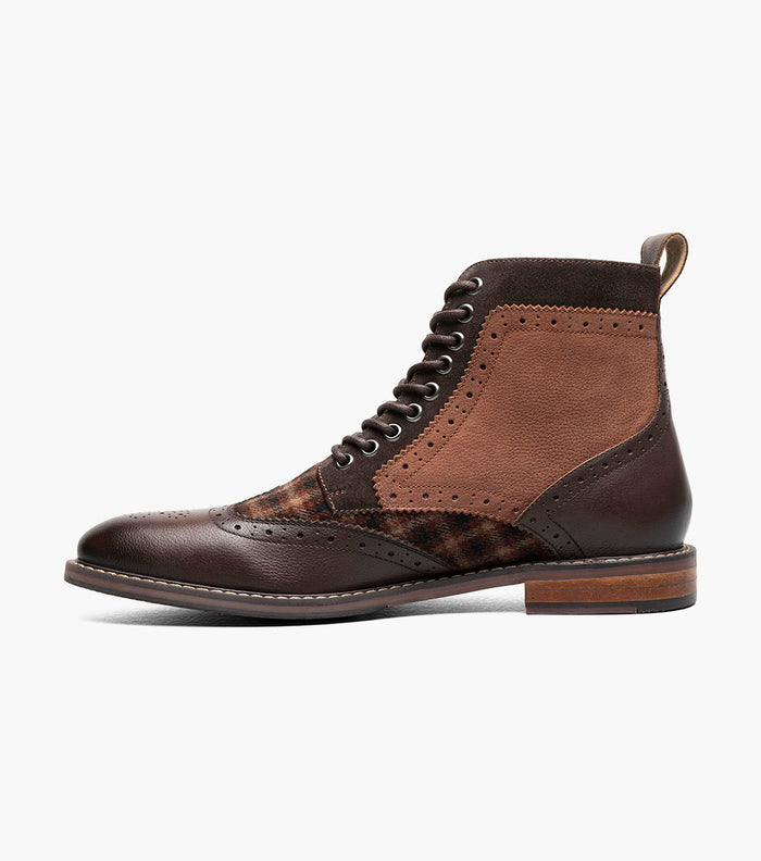 FINNEGAN Wingtip Lace Up Boot