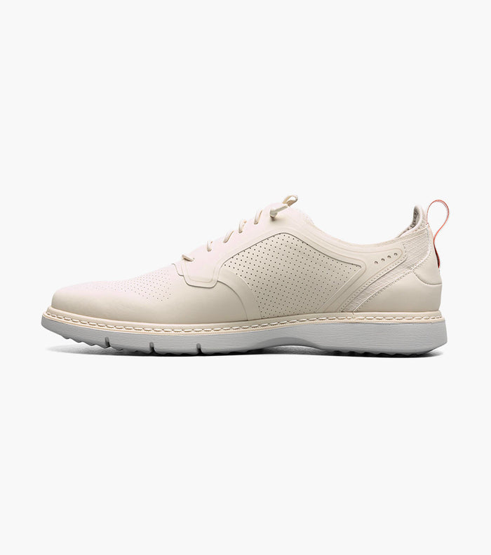 SYNCHRO Plain Toe Elastic Lace Up