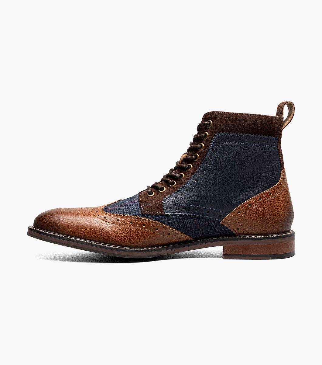 FINNEGAN Wingtip Lace Up Boot