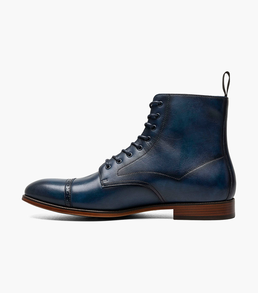 HENRY Cap Toe Lace Up Boot