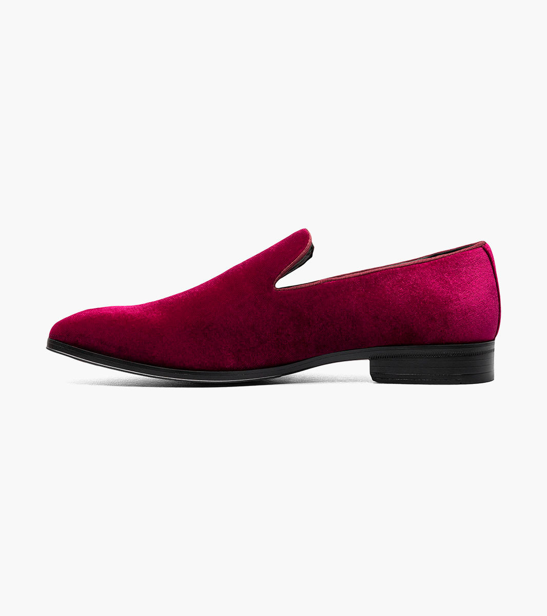 Stacy Adams Savian Plain Toe Velour Slip On by Stacy Adams Shoes