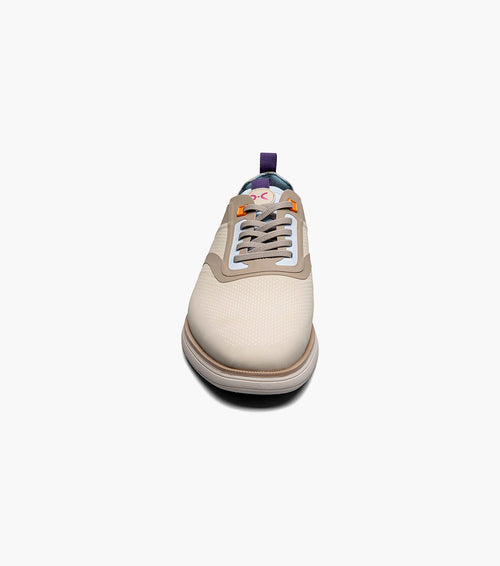 EVERIDGE Plain Toe Elastic Lace Up