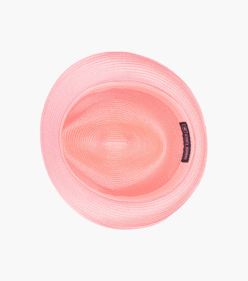 BELMONT FEDORA Poly Braid Pinch Front Hat