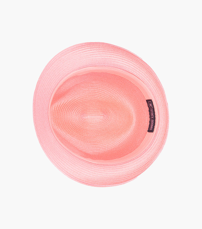 BELMONT FEDORA Poly Braid Pinch Front Hat